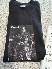 FUCT Mens Terminator Tee Black Size Large Rare #0695