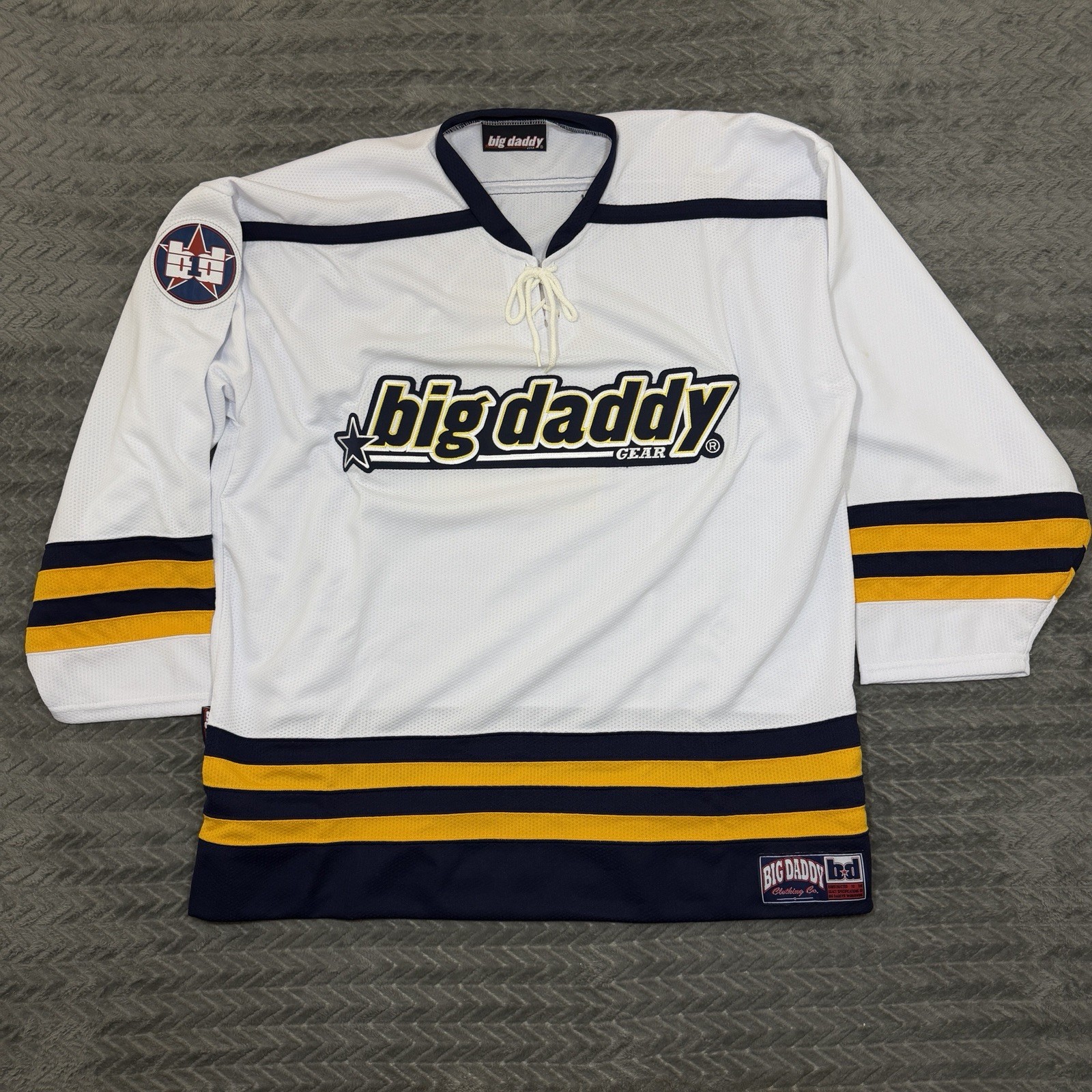 Vintage 90s Big Daddy Hockey Jersey Men Size 3XL Kevin Nash Adam Sandler