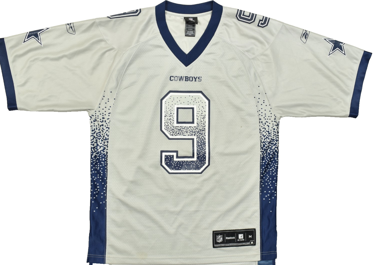 Reebok Dallas Cowboys Tony Romo #9 Jersey Men's Size M Grey Navy NFL Team Polyes gallery