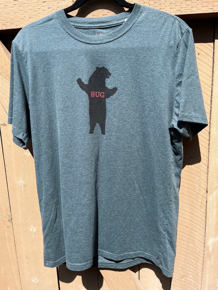 Prana Bear Hug Graphics Blue Tshirt – Men’s sz M