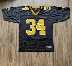 Nike New Orleans Saints Ricky Williams 34 Jersey Black Gold Men’s M Vintage NFL