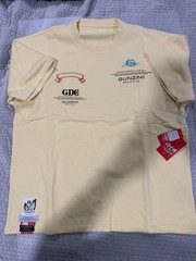 GUNZINII Denim & Co. Men’s Beige Graphic Print Logo Crew Neck T-Shirt Size L