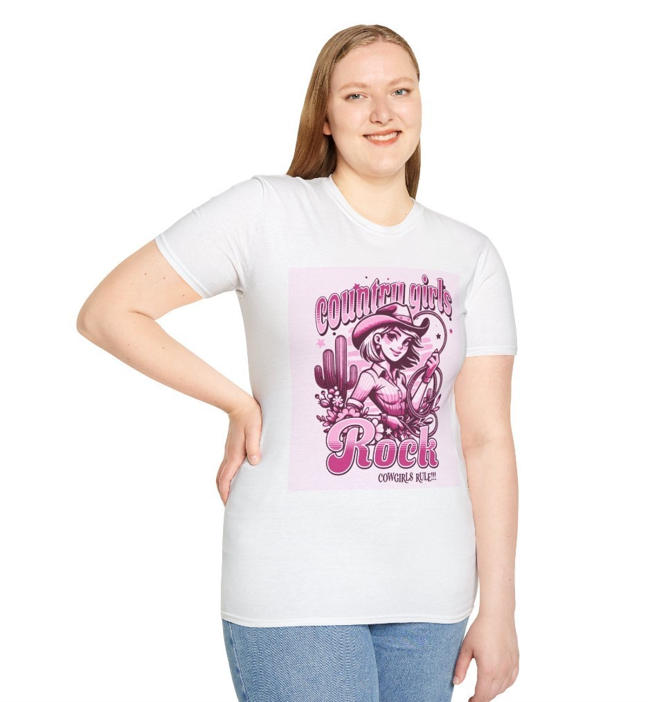 Unisex Softstyle T-Shirt Country Girls Rock gallery