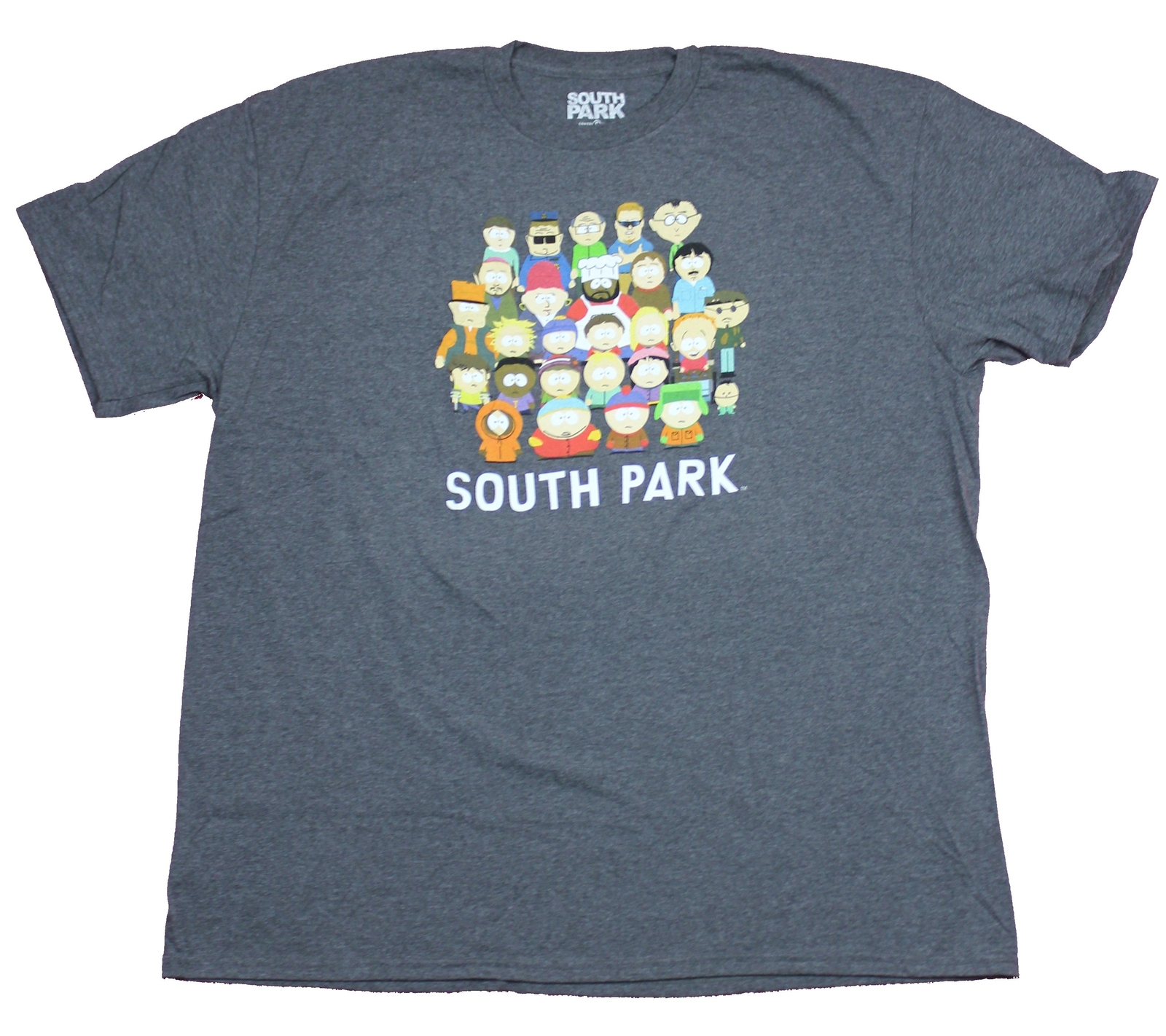 South Park Adult New T-Shirt – Giant Character Cast Pic