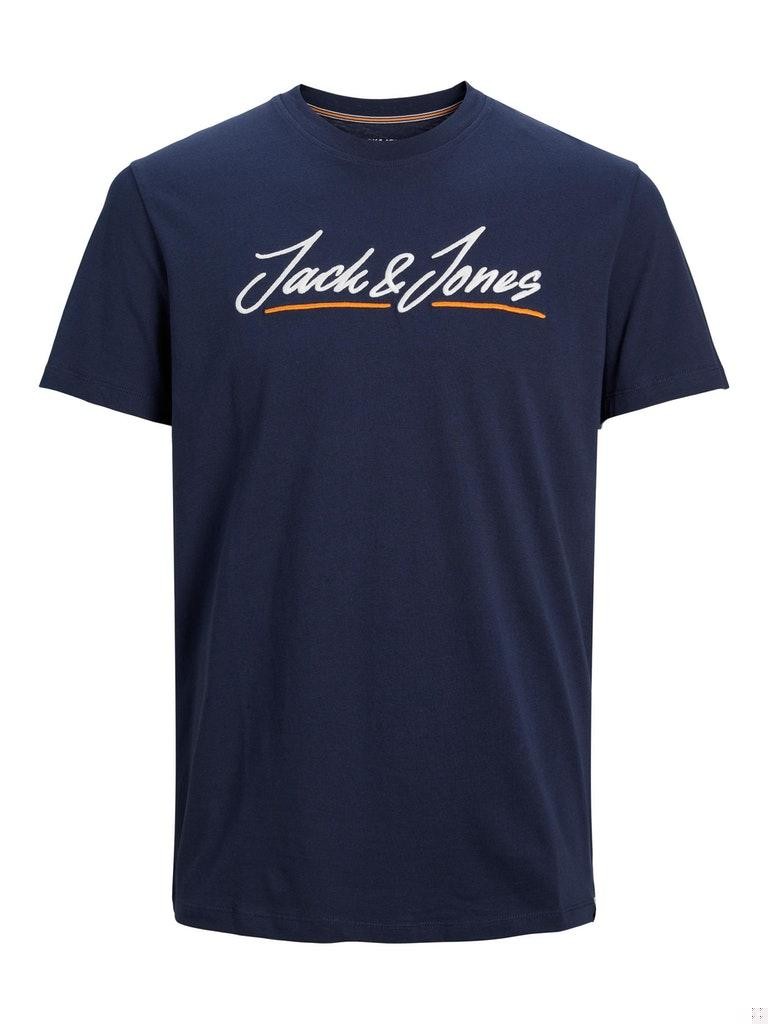 JACK & JONES mens t-shirt shirt blue JORTONS UPSCALE TEE SS CREW NECK SN