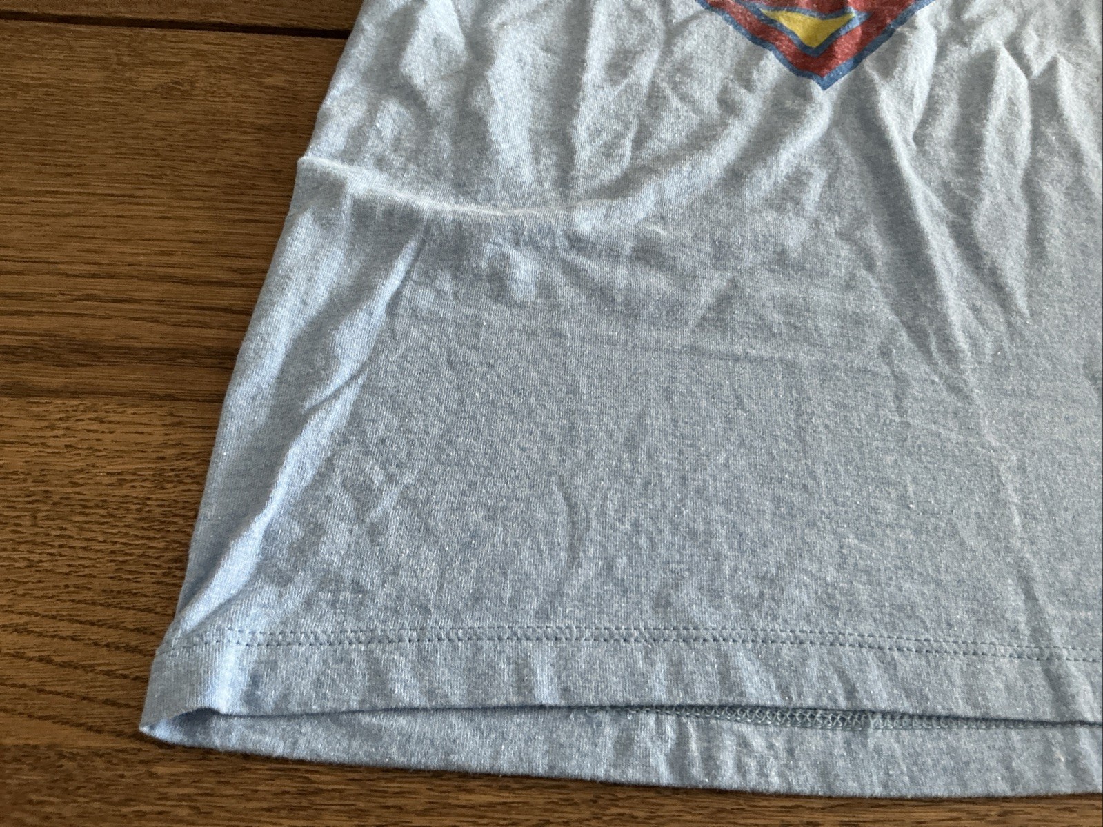 SUPERMAN ORIGINAL LOGO T SHIRT TEE - BLUE - OFFICIAL ITEM - DC - SMALL gallery