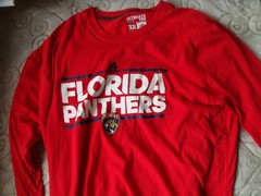 Florida Panthers Black Jacket 1/4 zip Long Sleeve T shirt hat 3XL XXXL