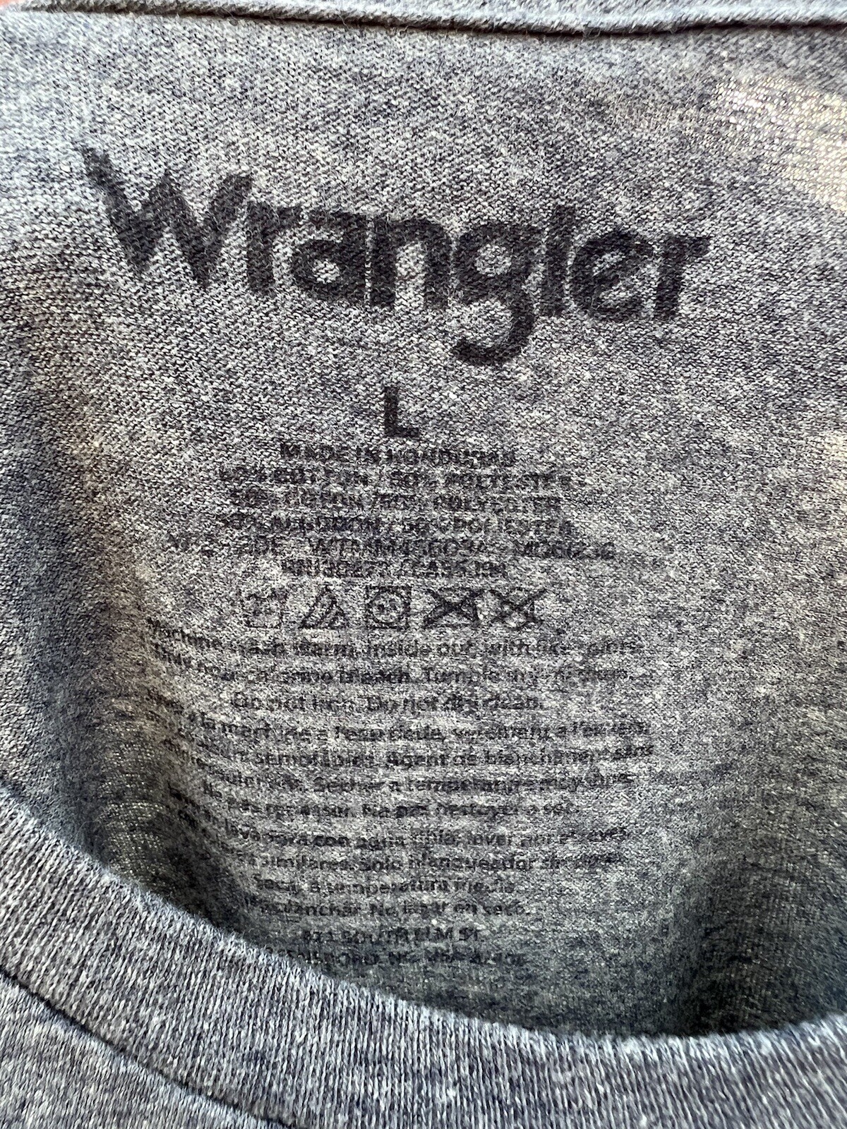 Wrangler Desert Logo Shirt Large Soft Country Western Cactus Mountains Nature gallery