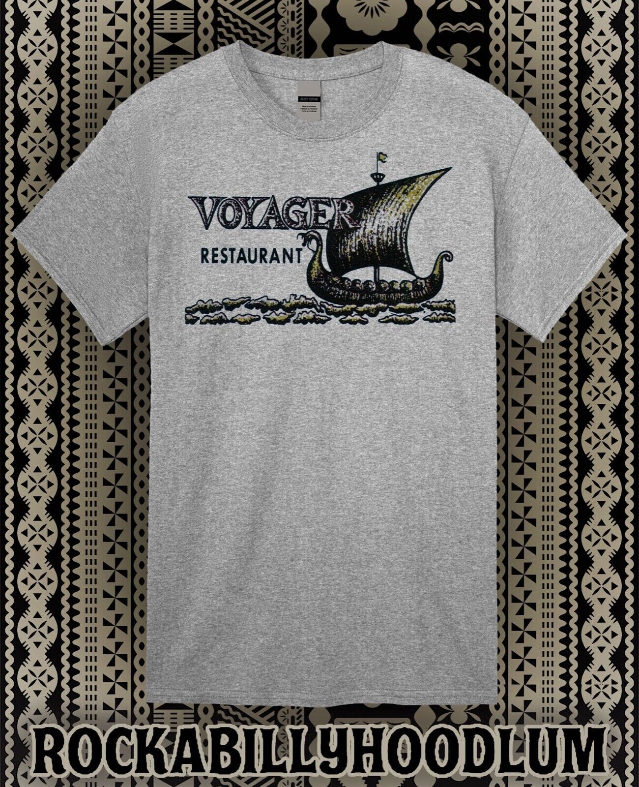 Retro Tiki Art Tee T Shirt Cotton Mug Bar Restaurant The Voyager gallery