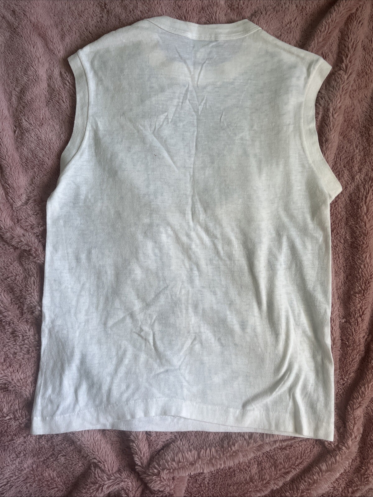 Y2K Men’s Tank Bad Boy Black And White Graphic Sheer gallery