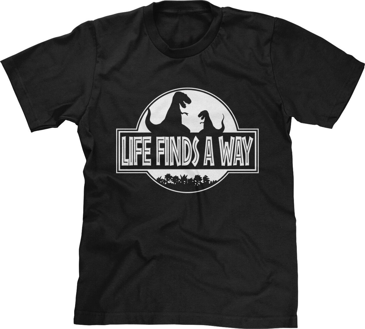 Life Jurassic Park World Pop Culture Funny 90s Movie Quotes Dinosaur Mens Tee