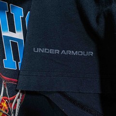Steph Curry Under Armour Shirt XL Comin In Hot SC30 HeatGear Black Graphic Tee