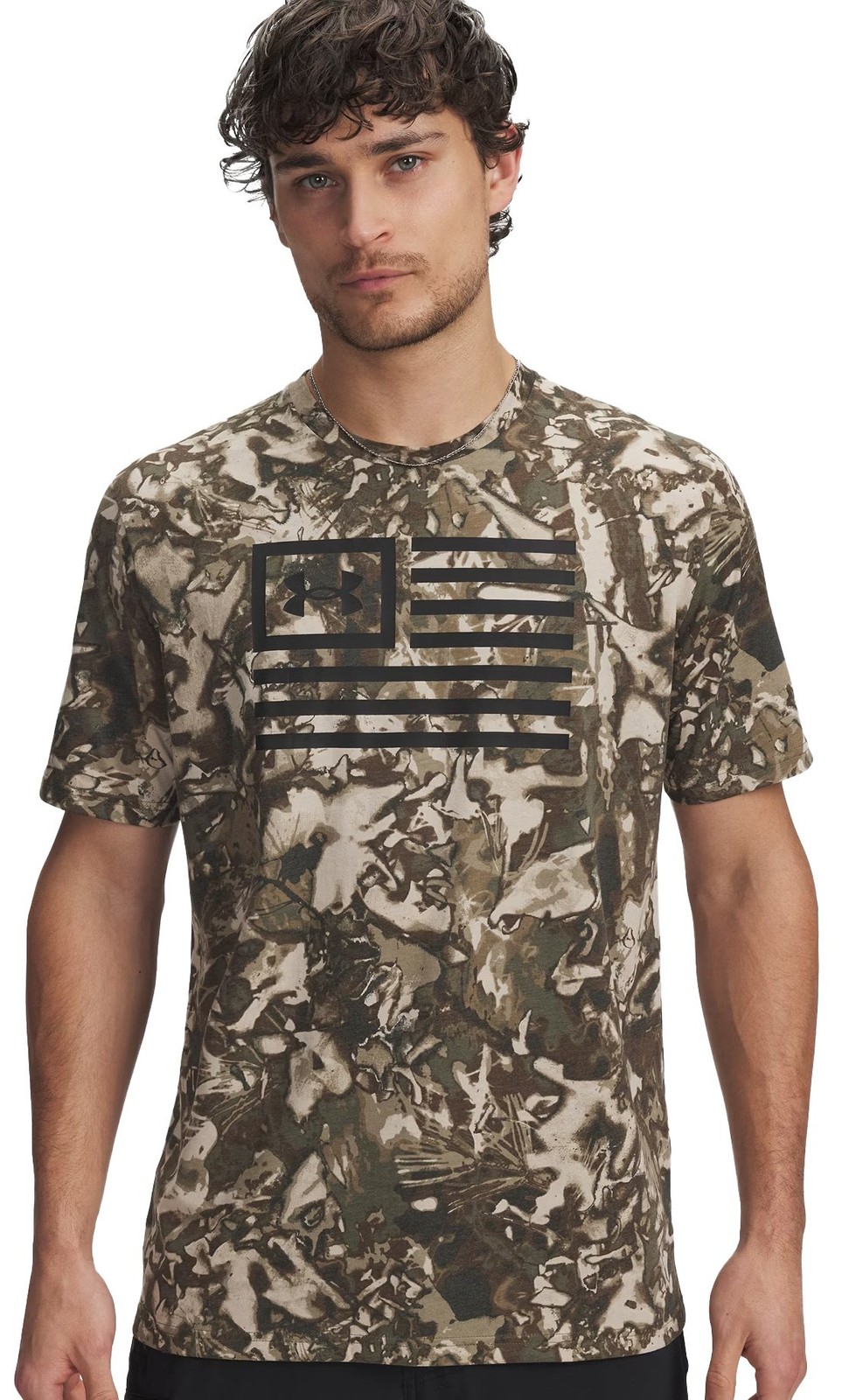 Under Armour Freedom Camo T-Shirt – Desert Sand / Black – New