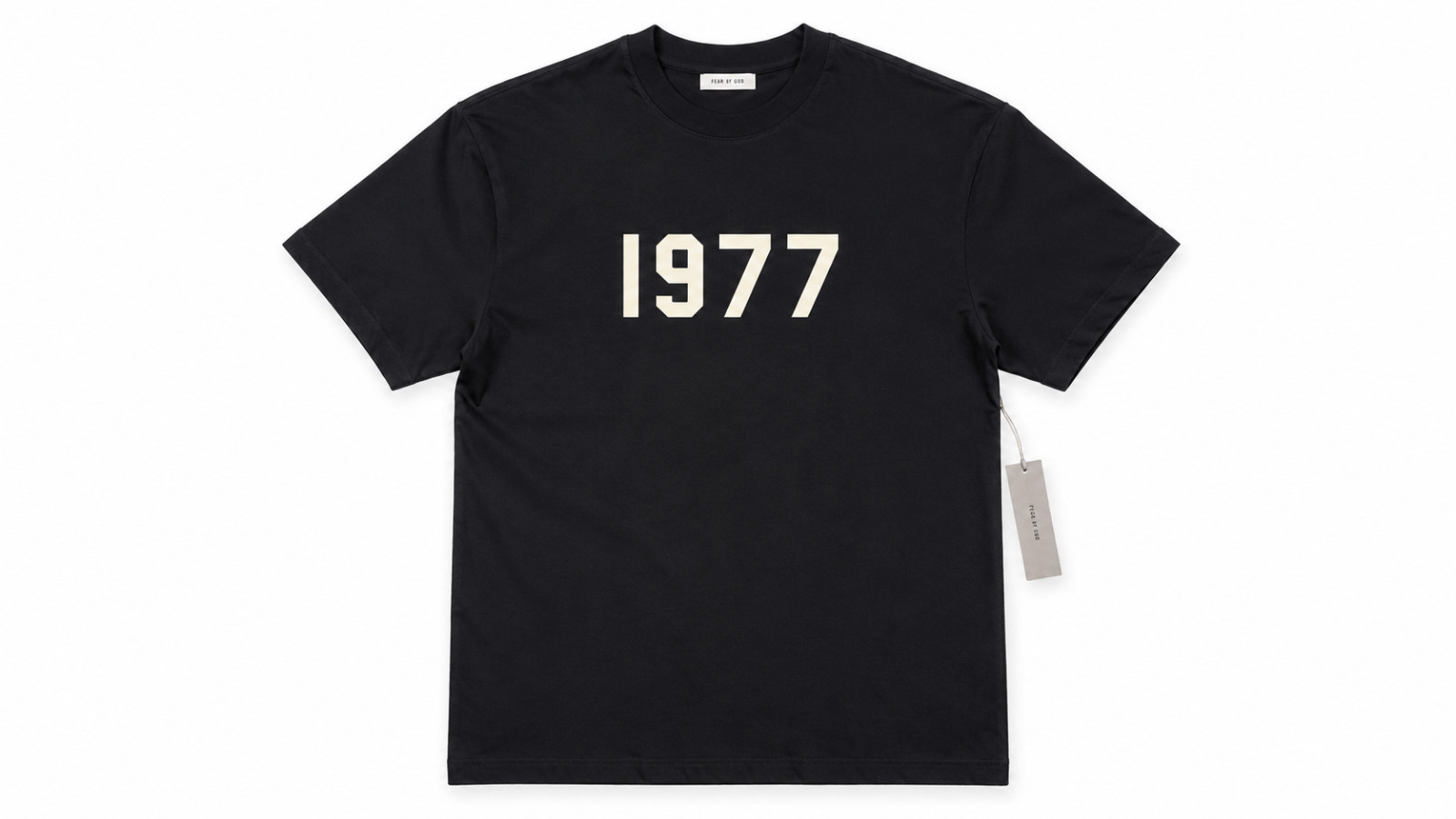 Authentic Fear Of God Essentials Iron 1977 Logo T-Shirt Iron | All Sizes XS-XL | gallery