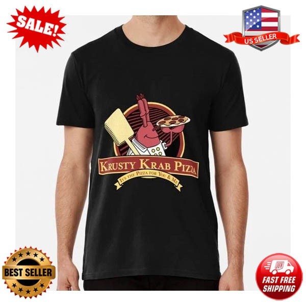 Krusty Krab Pizza S to 5XL Made in the USA T-Shirt