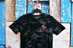Unisex Old Navy Soft-Washed Crew-Neck T-Shirt M TAL Black Santa PRE-OWNED