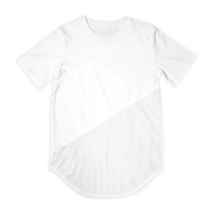 Cotton Patchwork Mesh Breathable Sport Shirt Mens Running Short Sleeve Training