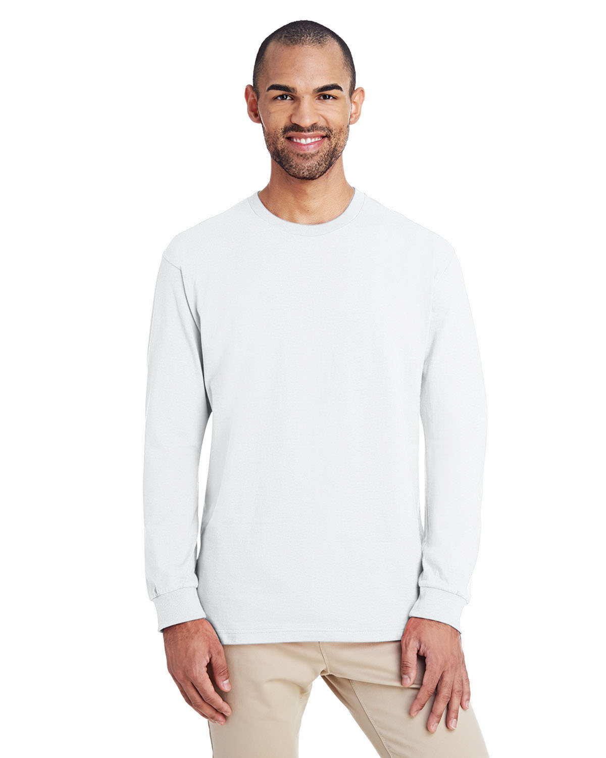 2 Pack Of Gildan Hammer Adult Long Sleeve Stylish T Shirt Plain T-Shirt - H400 gallery