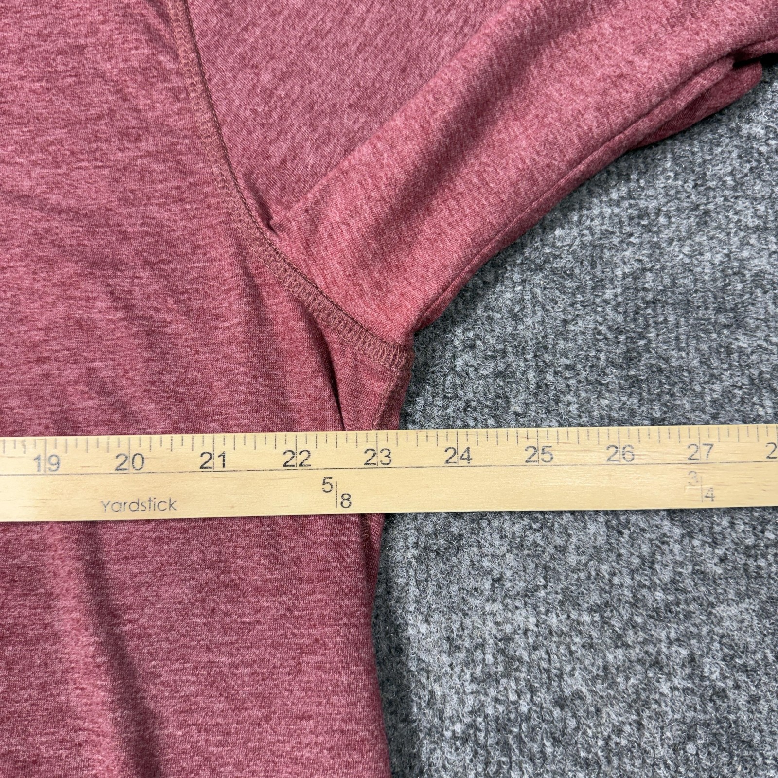UNTUCKit Henley Shirt Mens 2XL Red Long Sleeve Tagless Cotton Blend Soft Knit gallery