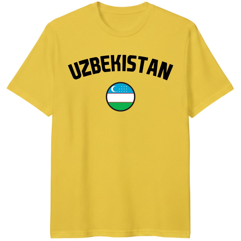 Uzbekistan football T Shirt,Personalised football Tee,Custom Name and Number Top