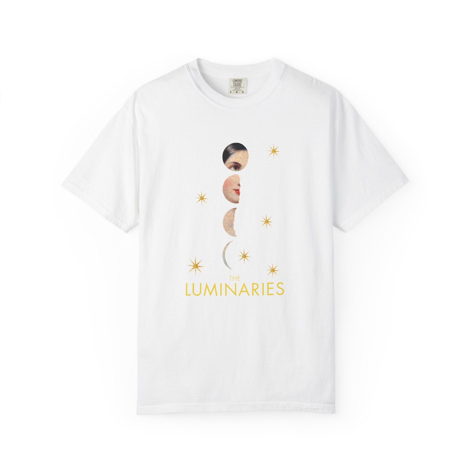 Unisex The Luminaries Celestial Stars Moon Phase American Cotton T-Shirt gallery