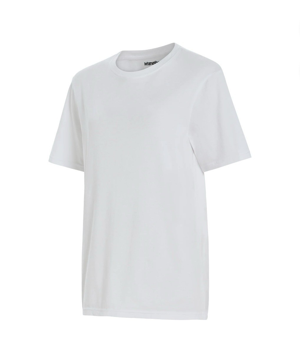 6-Pack WRANGLER Men’s Size 2XL Stretch Crew Tees Short Sleeve Cotton • White gallery
