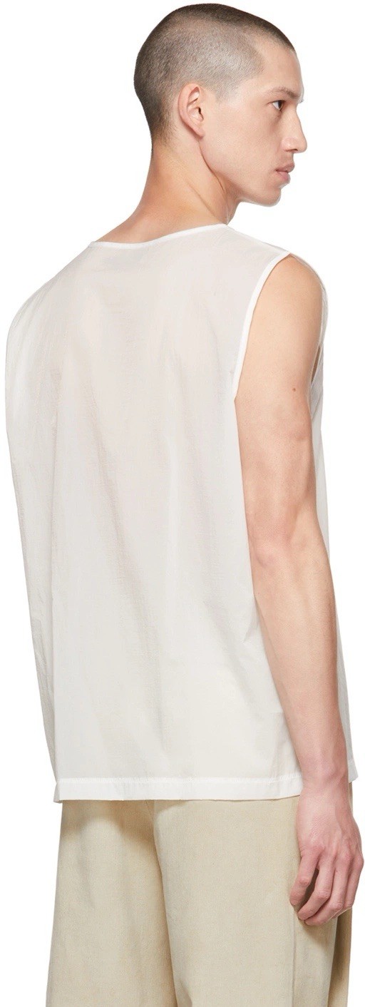 Amomento semi-sheer nylon taffeta tank top SSENSE gallery