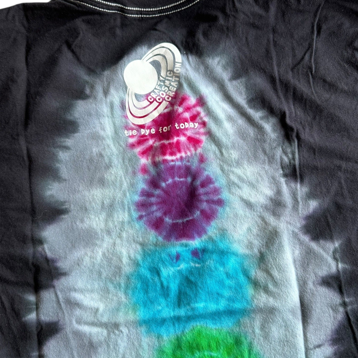 Mens Shirt Size 3XL Handmade Tie Dye Chakra Retro Classic Hippie Unisex Gift NEW gallery