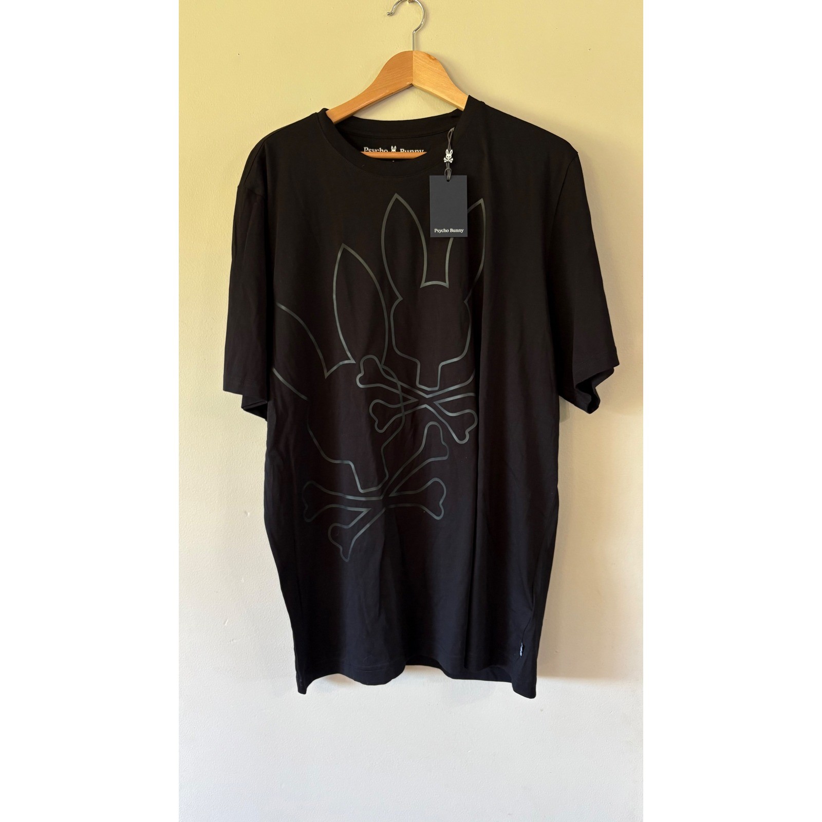Psycho Bunny San Diego HD Print Graphic Tee Black Pima Cotton Mens 9 XXXL NEW gallery