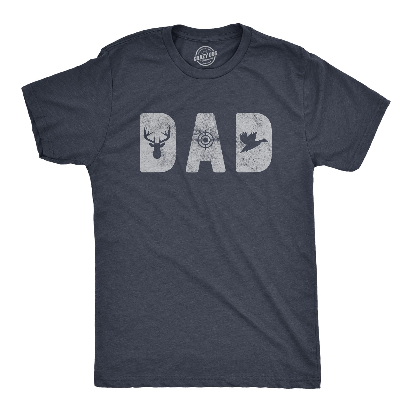 Mens Dad Hunting T Shirt Funny Fathers Day Gift for Dad Outdoor Deer Hunter