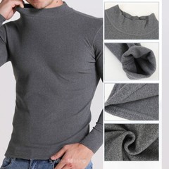 Men’s Mock Turtleneck T-Shirt Long Sleeve Warm Pullover Basic Undershirt Tops