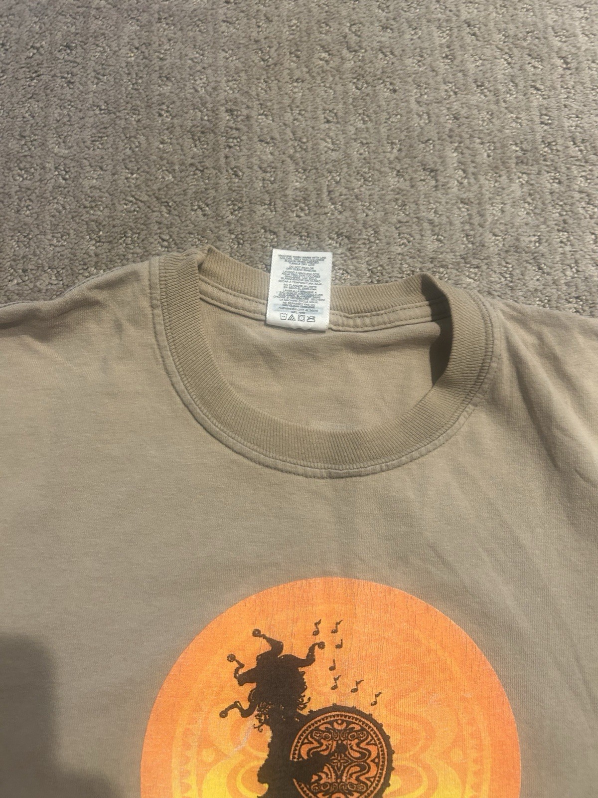 Vintage Govt Mule T-shirt Size XL Tour Jam Band 2005 Caravan Tour Art Music gallery