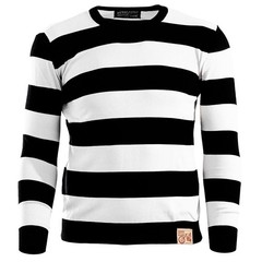 Outlaw 13-1/2 Black/Dirty White Sweater Size M