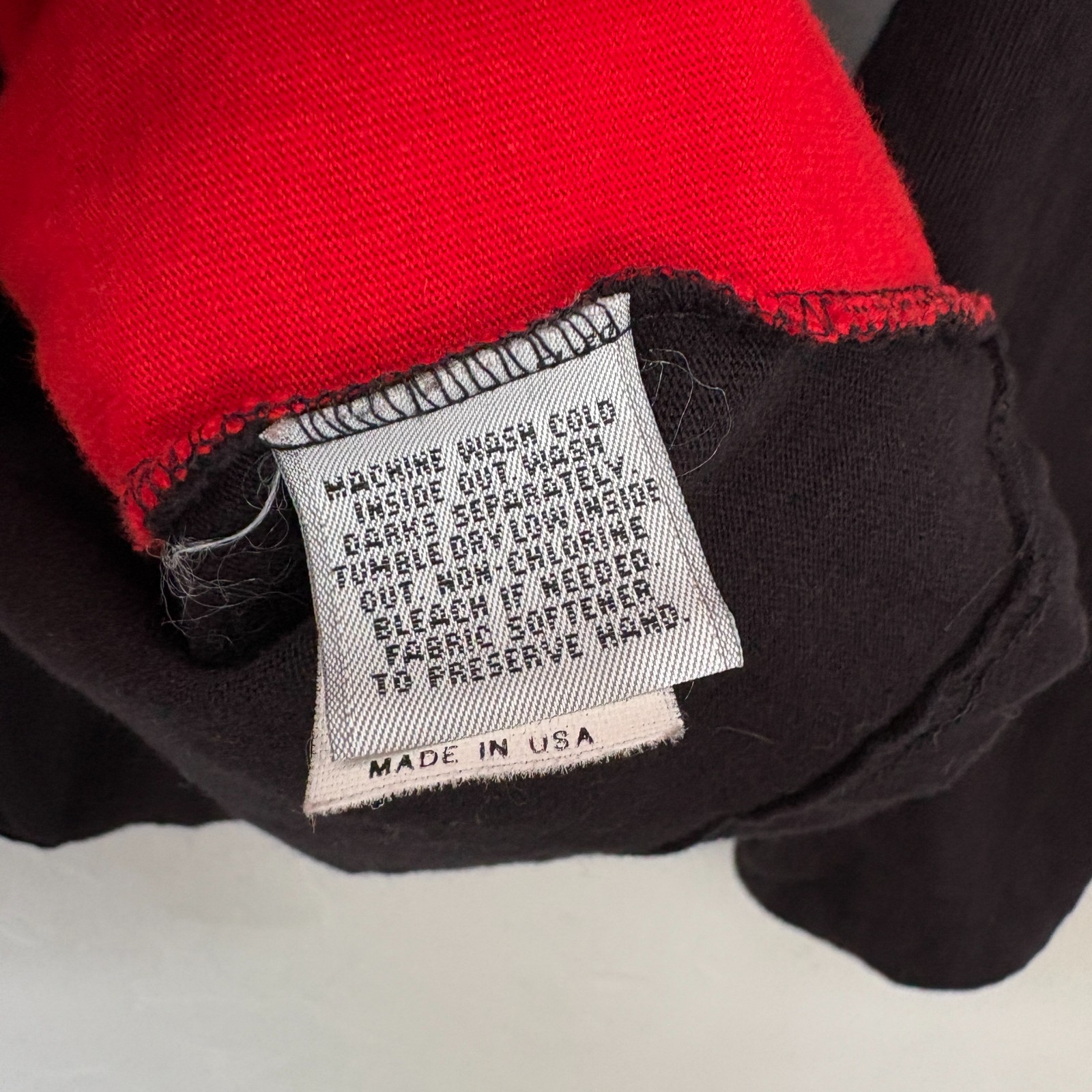 Marithe Francois Girbaud Color Block Shirt Men Medium Turtleneck Black Y2K gallery