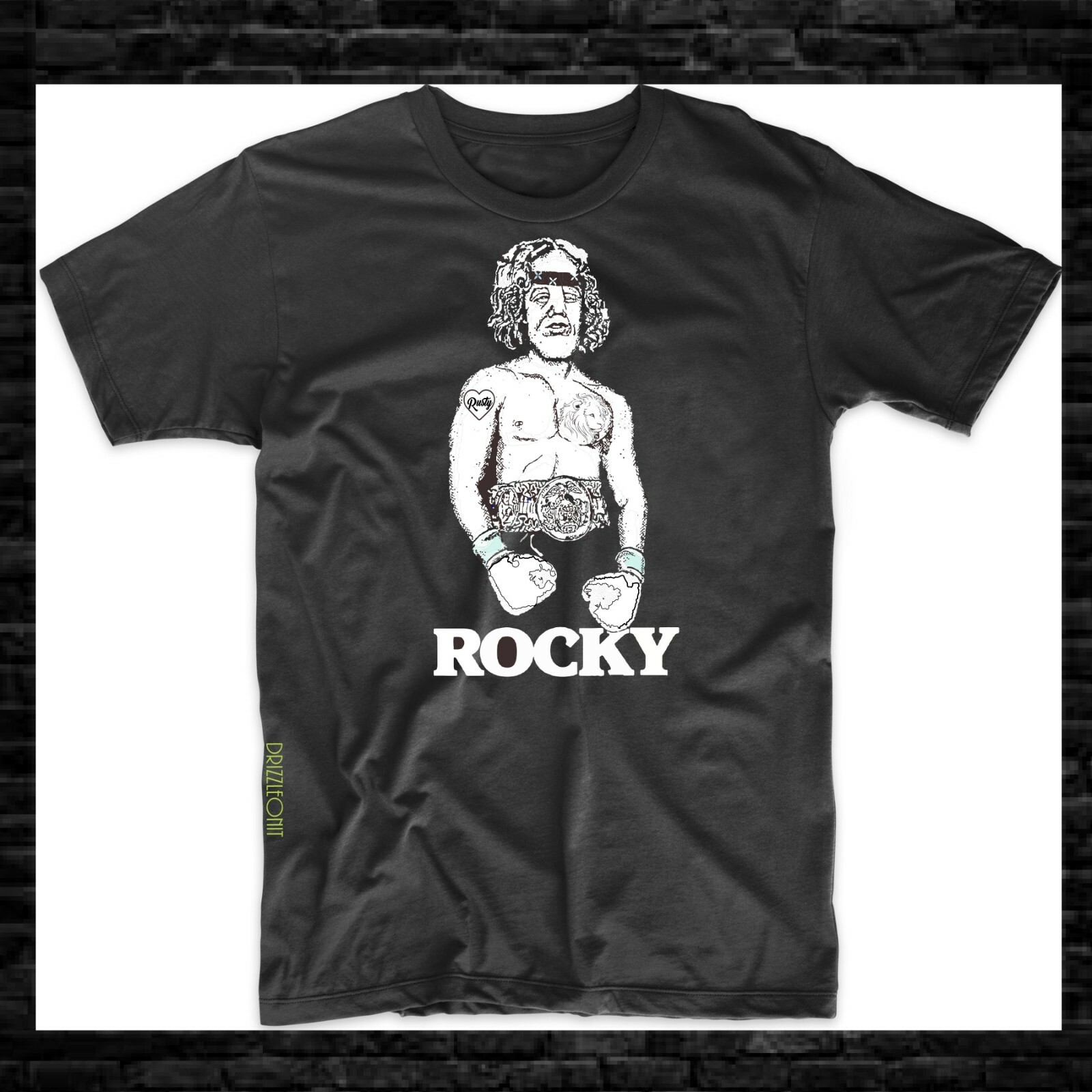 Rocky Dennis Mask 80s Movie Cher Funny Rocky Boxing T-Shirt SZ S-3XL