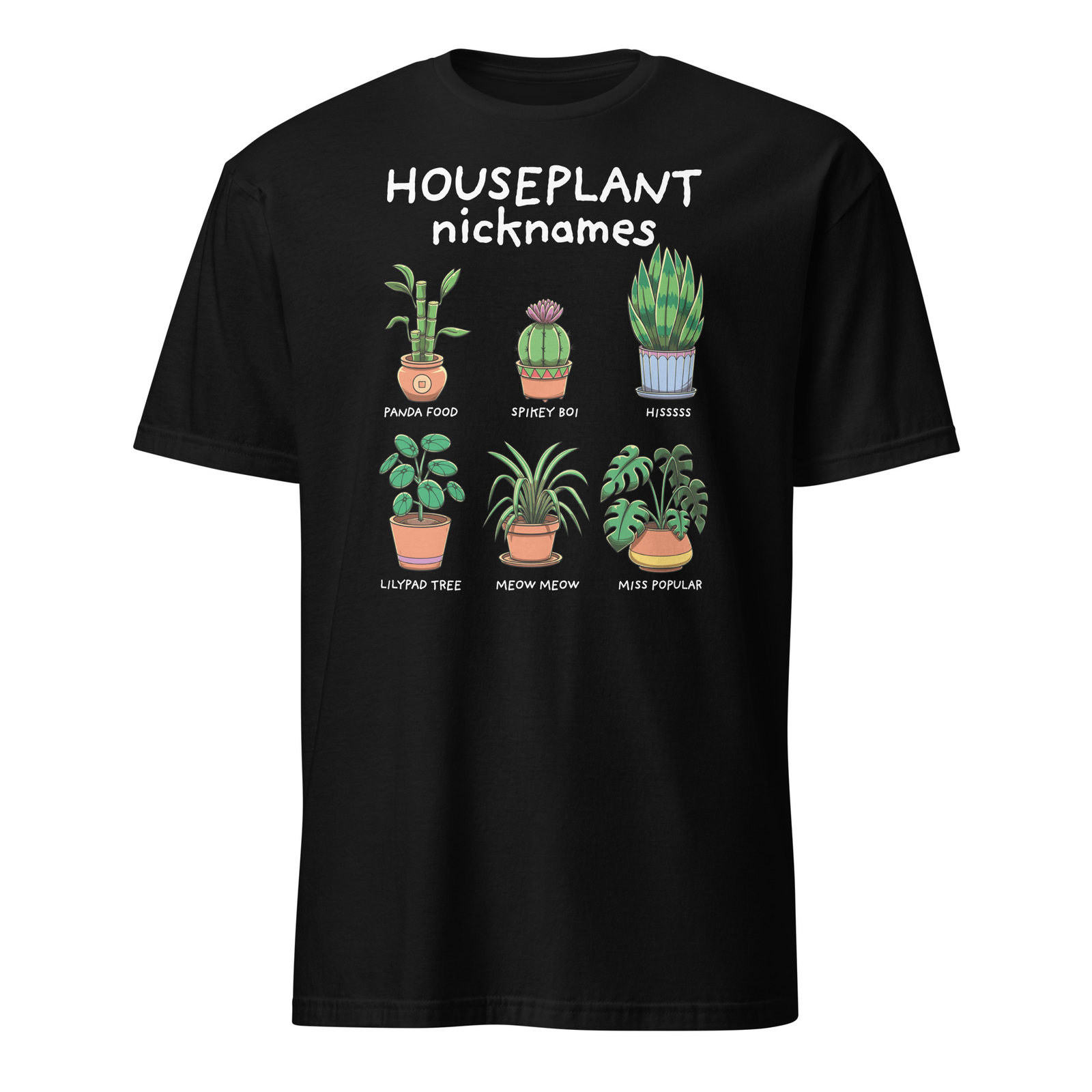 Houseplant Shirt Nature Botanical Gardening Houseplants T-Shirt Size S-3XL Gift