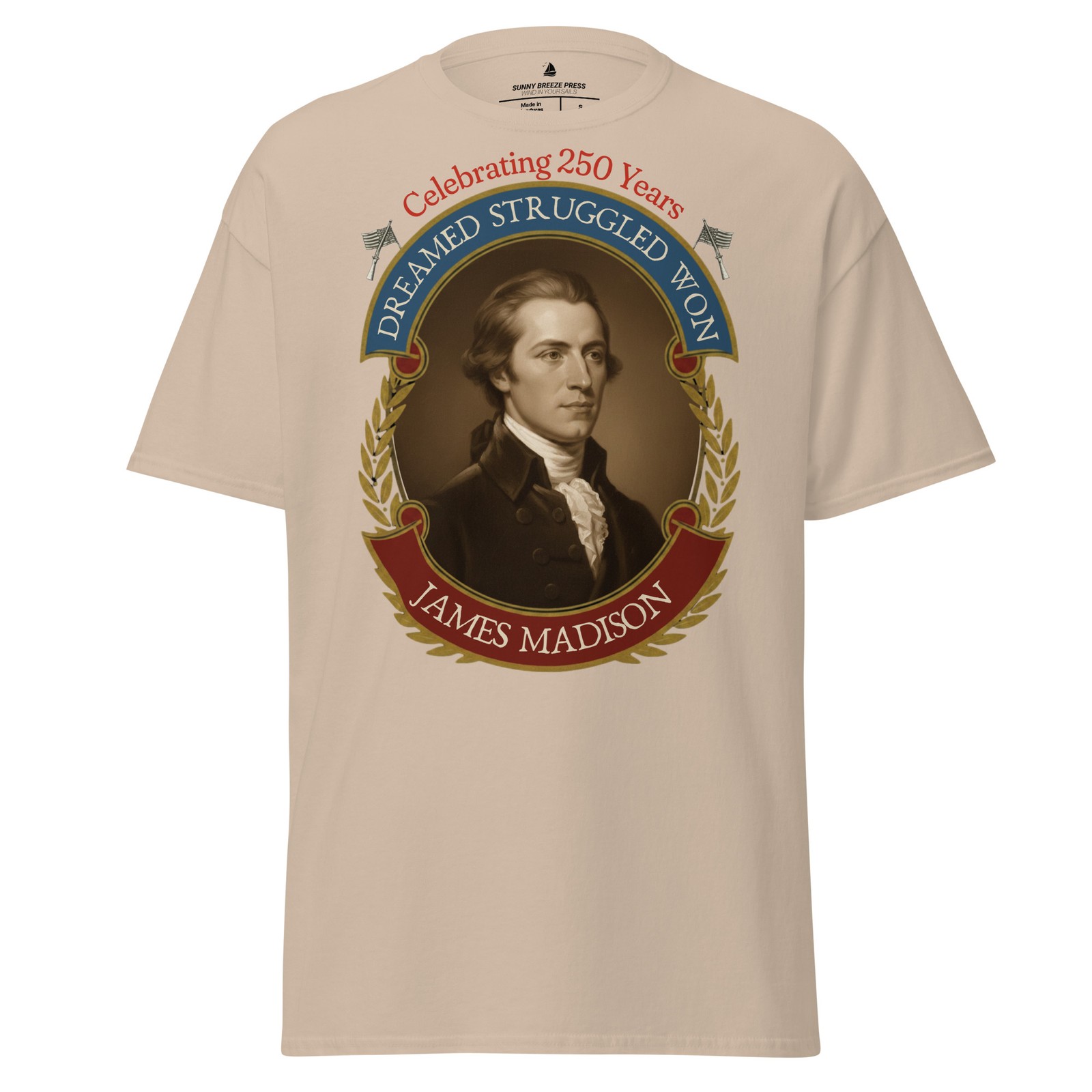 James Madison Portrait Tee | Celebrating 250 Years