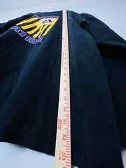 GILDAN RING SPUN SOFTSTYLE SIZE 3XL PIRATE NATION LONG SLEEVE ADULT BLACK SHIRT