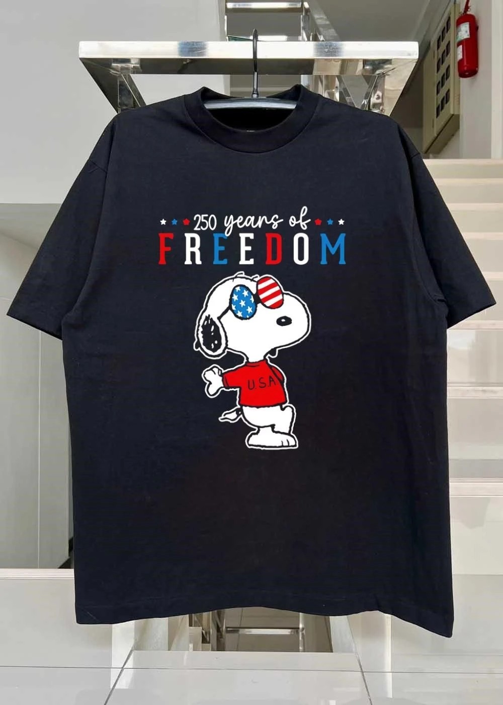 250 Years of Freedom Snoopy Dancing Unisex S-5XL Shirt TC9 gallery