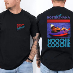 Hotter Than a Hoochie Coochie Funny Summer Country Music T-Shirt