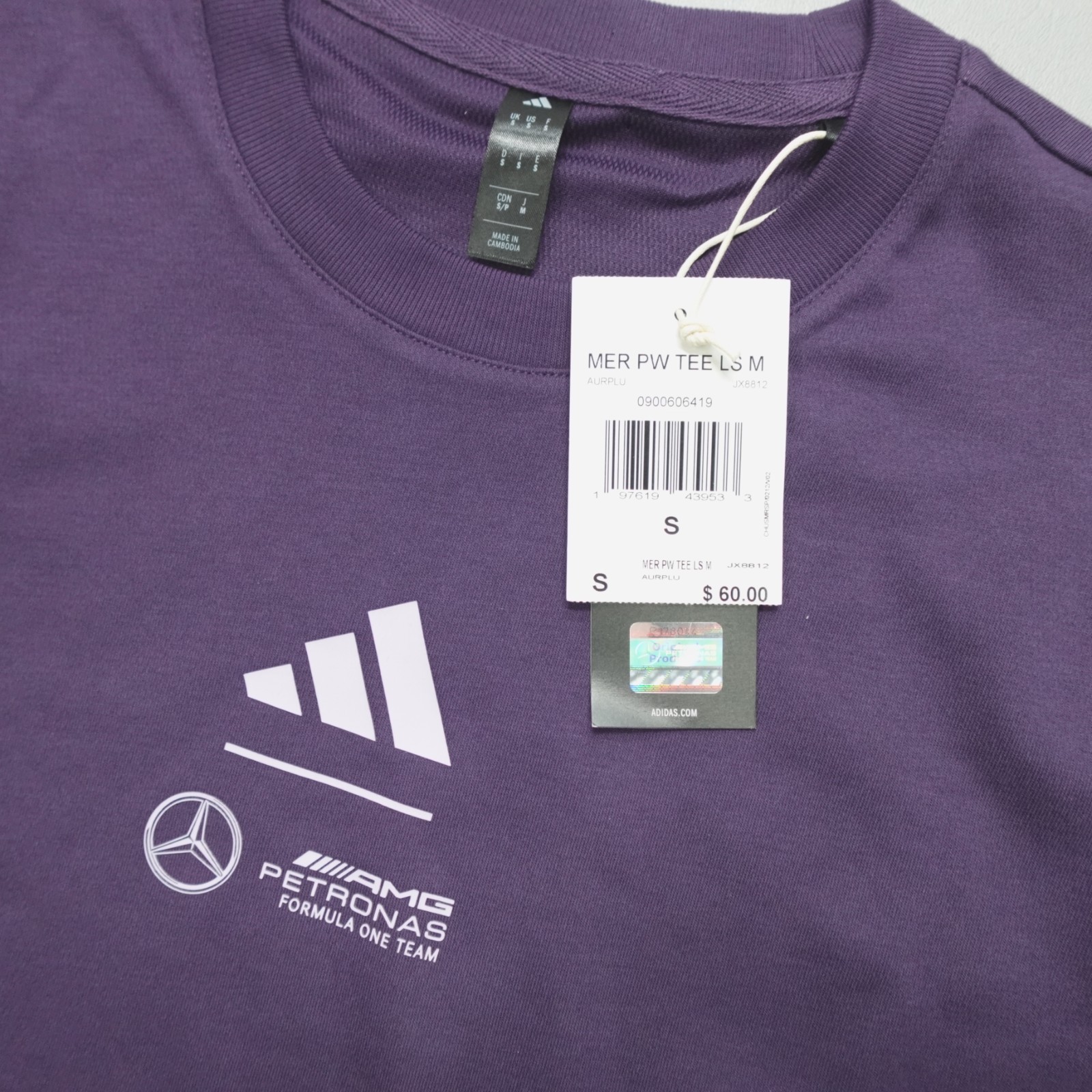 Adidas Mercedes AMG Petronas Formula One Team Woven Top Motorsport Small JX8812 gallery