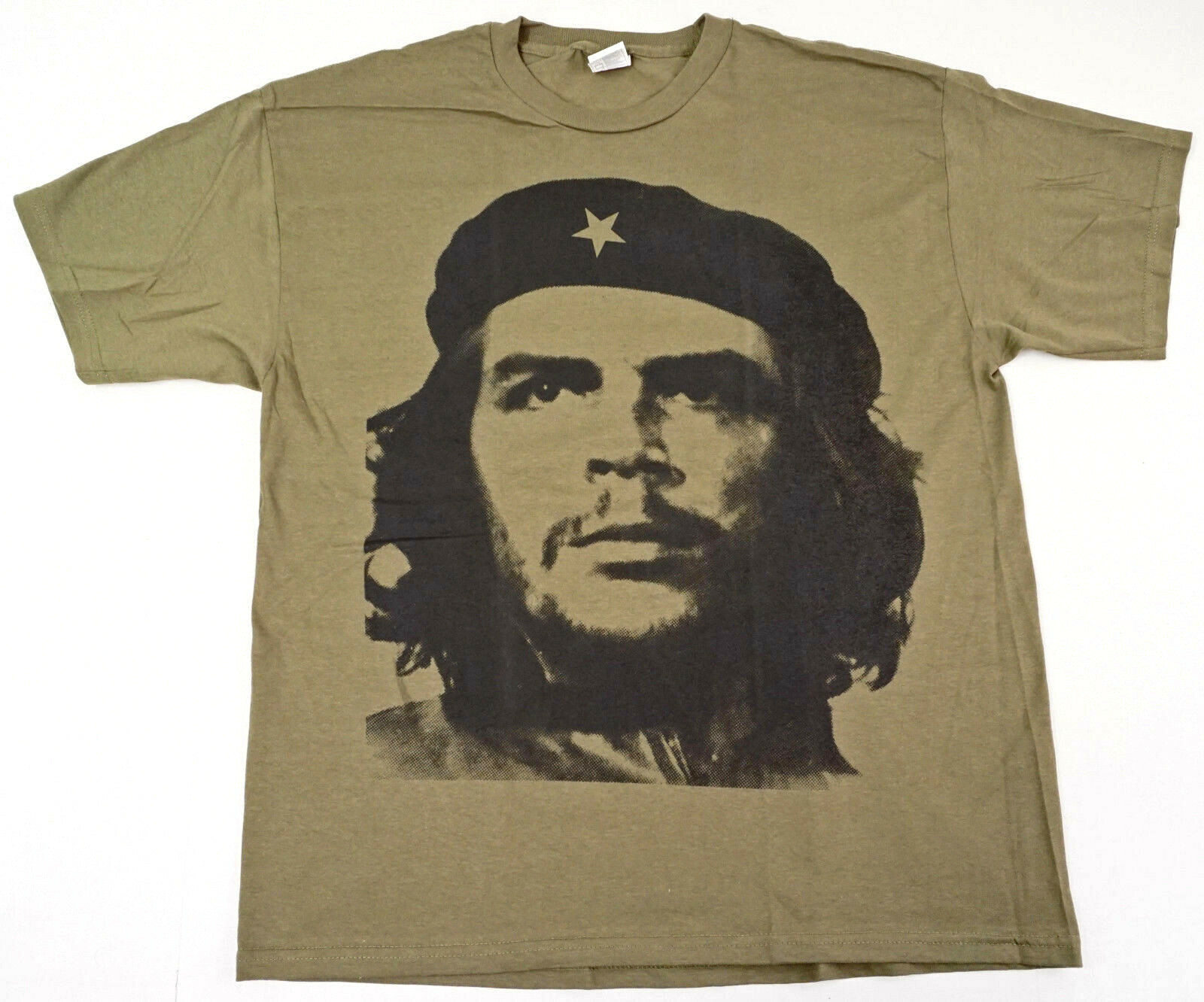 Revolution T-shirt Che Guevara Tee Adult Olive New Men gallery