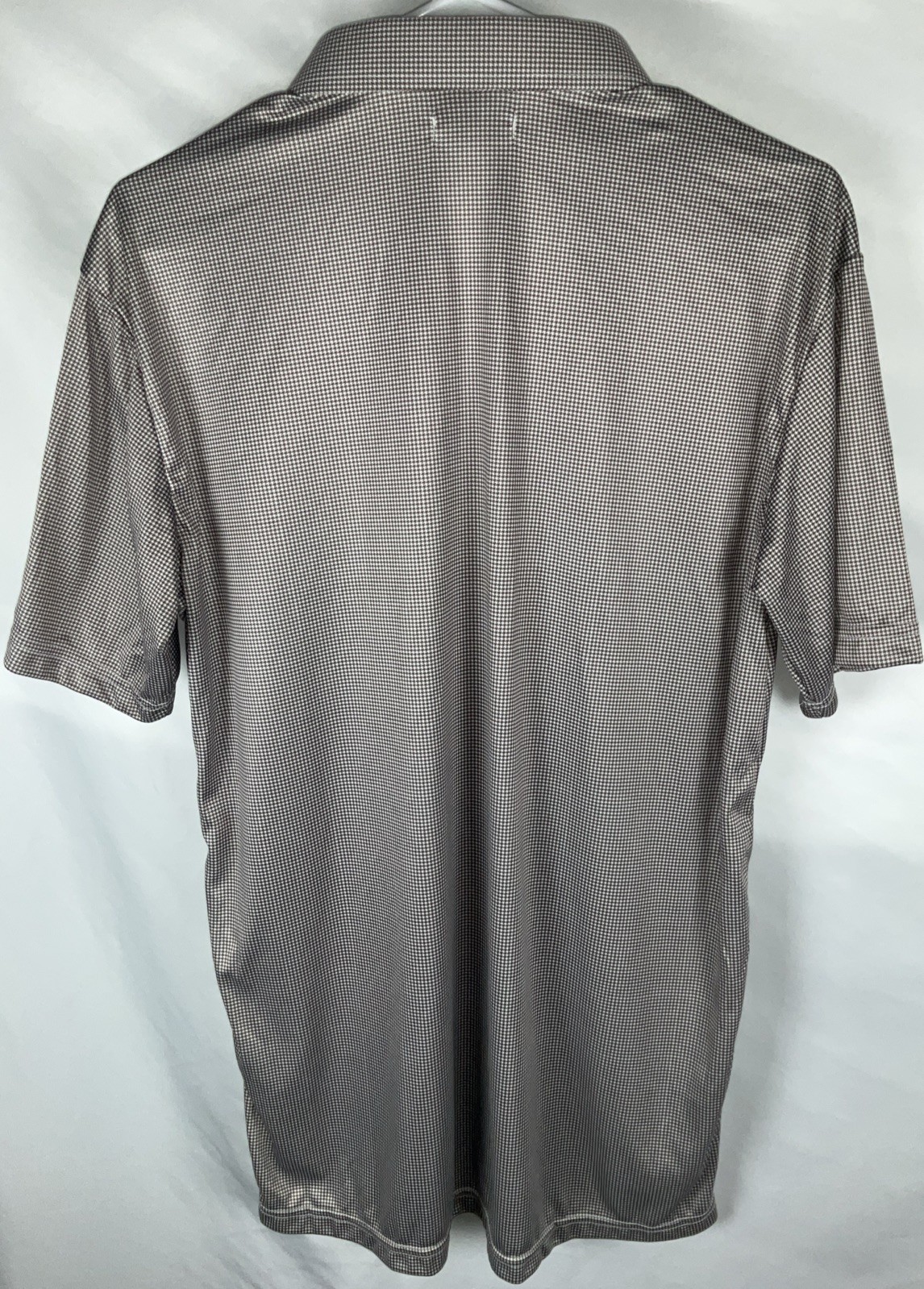 Collars & Co Men’s Large Brown Golf Polo Performance Stretch Moisture Control gallery