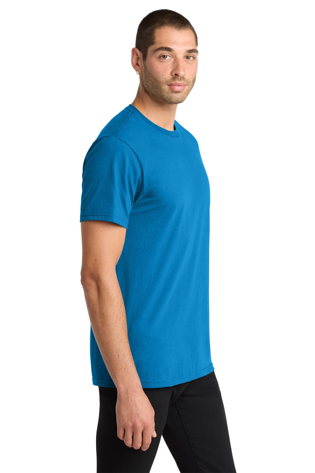 District The Concert Tee DT5000 Neon Blue XL gallery