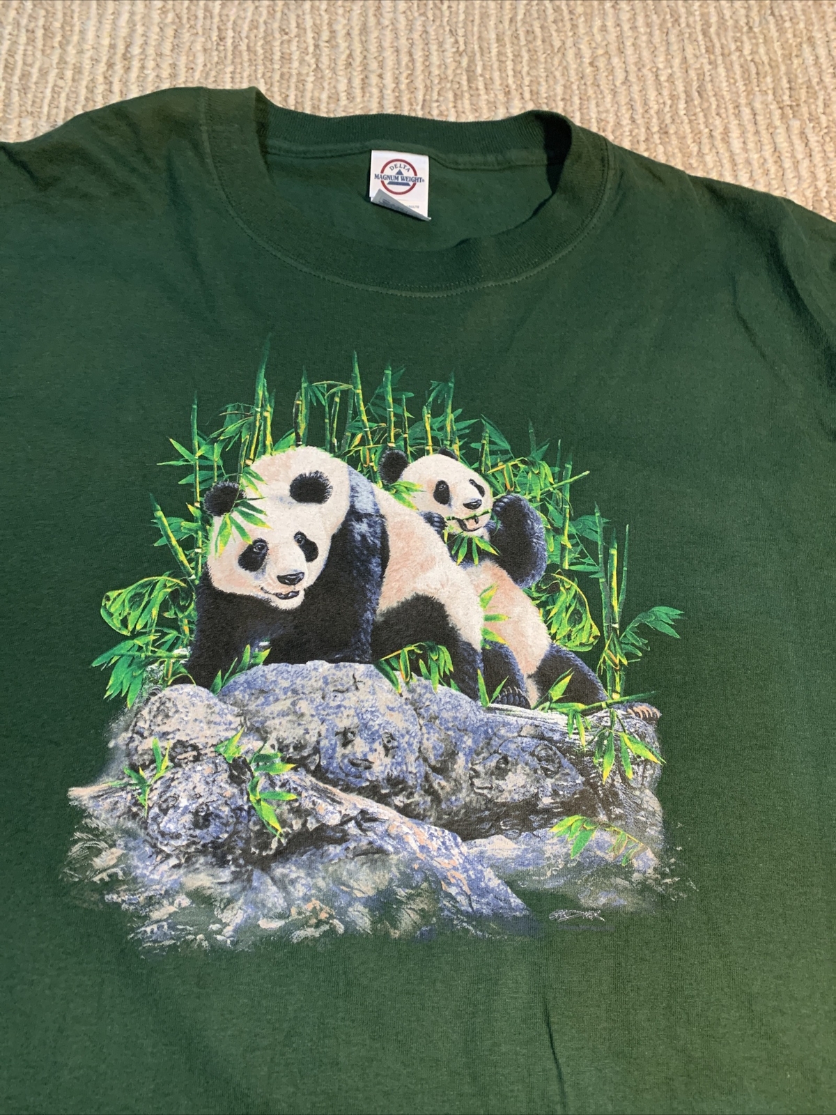 Pandas Long Sleeve Men’s Women’s Delta Magnum 100% Pre Shrunk Cotton T Shirts XL gallery