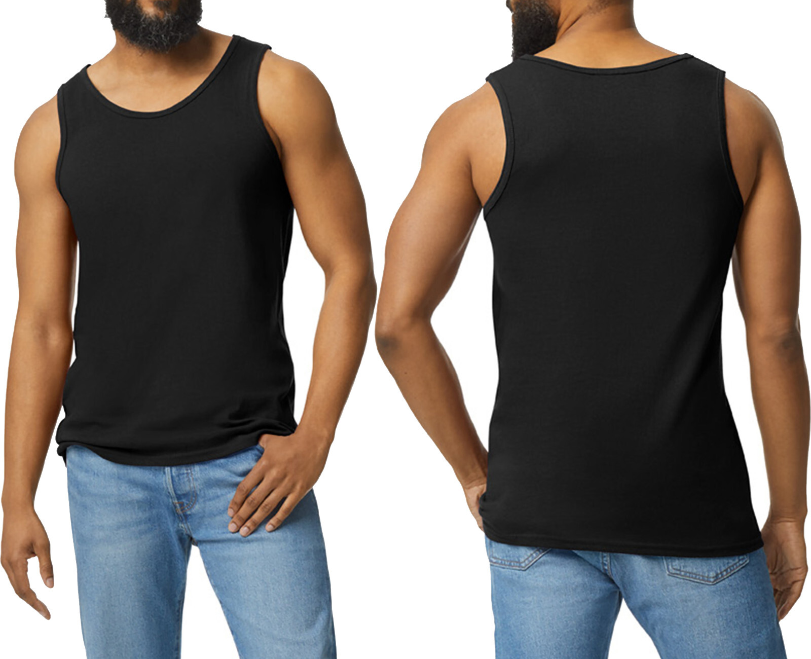 Gildan Cotton Mens Tank Top Made With Sustainable USA 0 Heavy Cotton S-3X NEW gallery