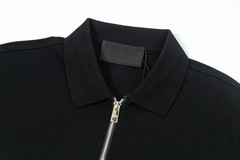 Prada Men’s black round-neck short-sleeved shirt size XXL