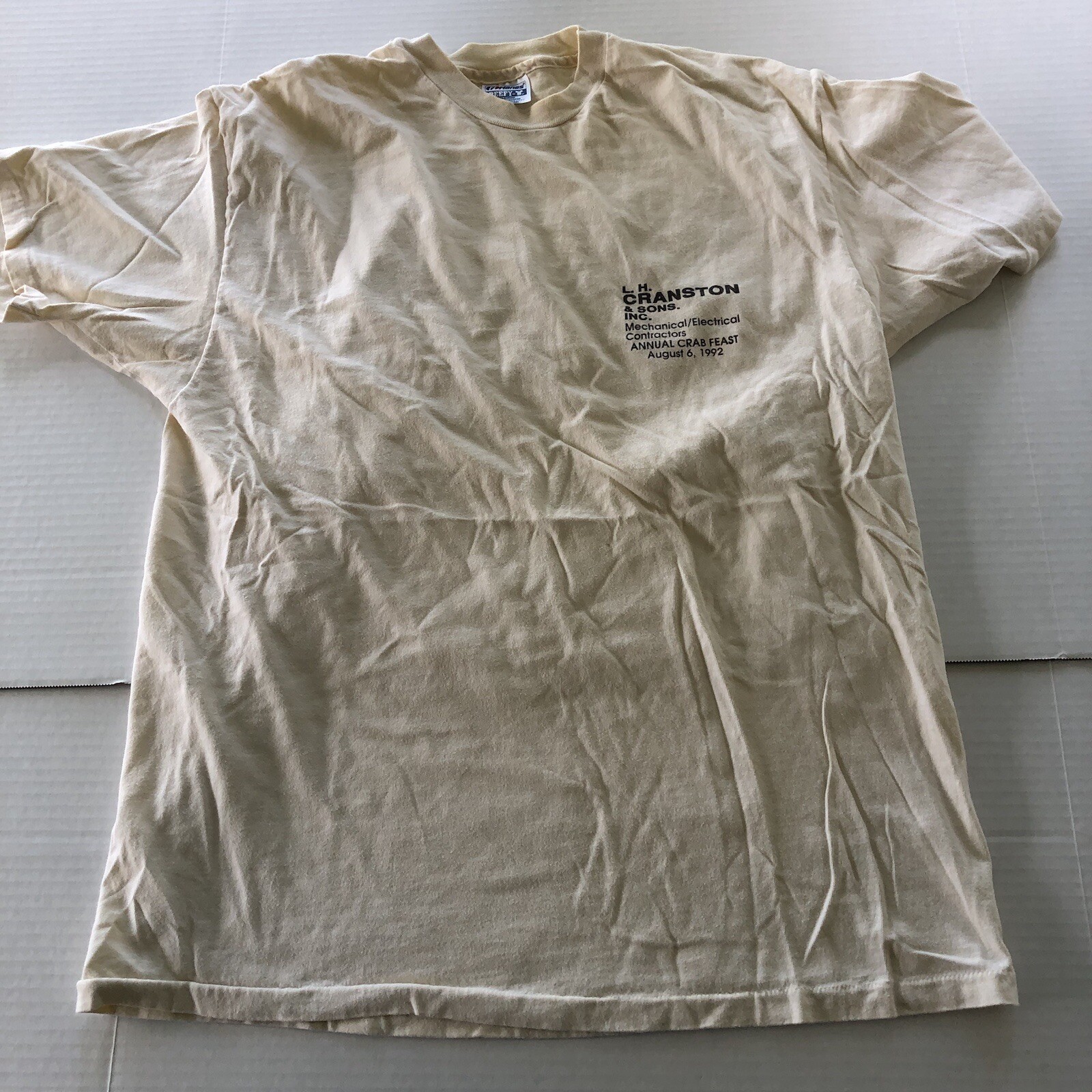 LH Cranston & Sons Crab Fest 1996 Vtg T-Shirt Sz XL A1201 gallery