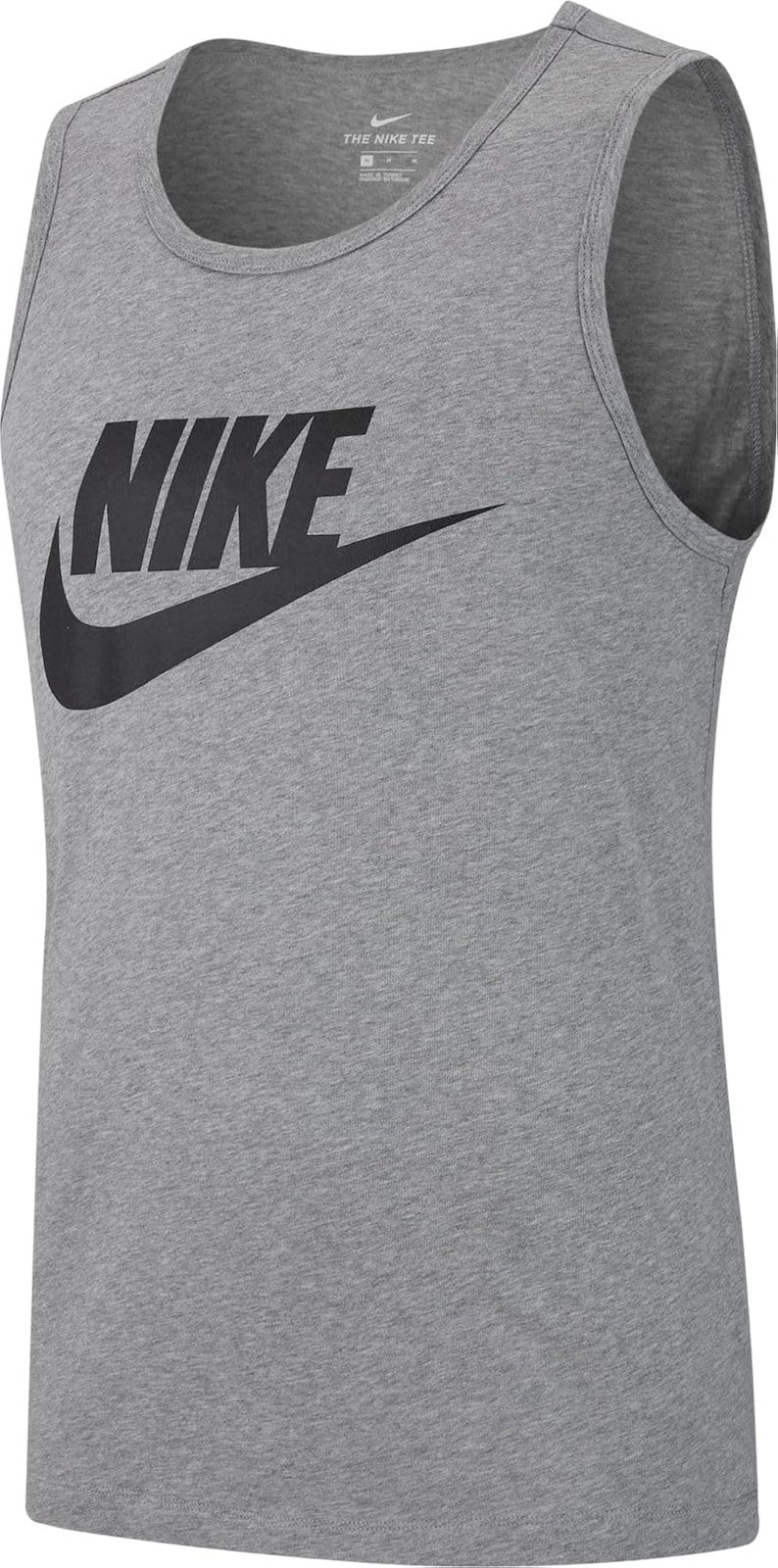 Nike Men’s Sportswear Tank, Dark Grey Heather/Black, Small – Dark Grey Heather/B