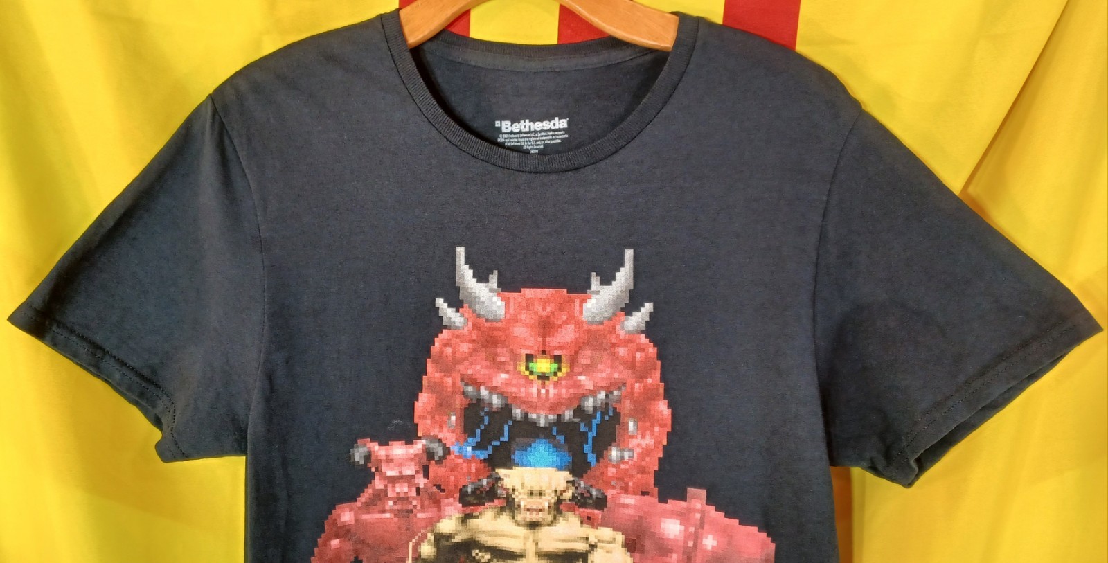 Doom Classic Shirt Cast Of Demons 😈 Doom Slayer Bethesda Games Cacodemon 🔥🔥 gallery
